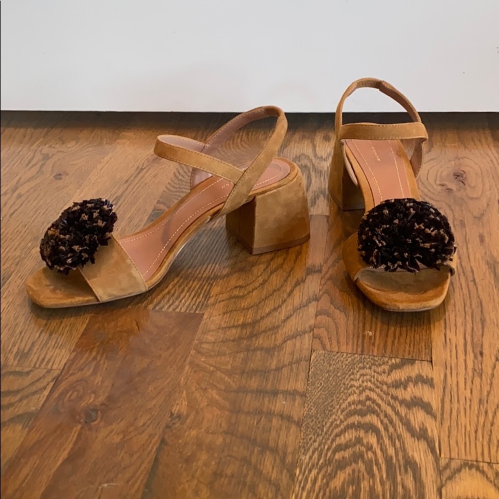Pom Heeled Sandal - Zara 7.5